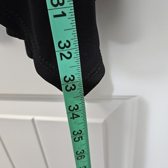 Avenue Black, White & Orange Asymmetrical A-Line Skirt Plus Size 18/20 - Picture 5 of 5